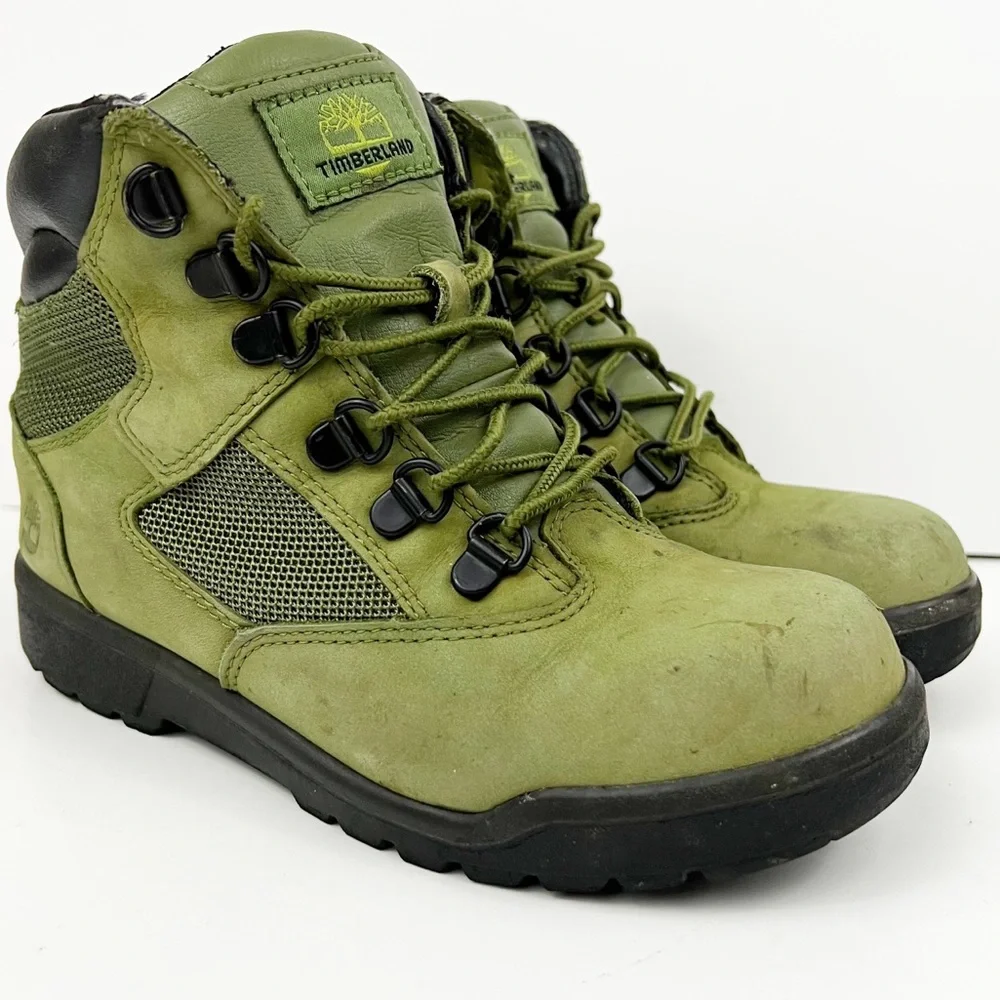Timberland‎ Boys 6” Field Boots Green Size 3